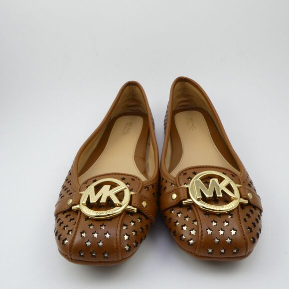 Michael Kors Brown Ballet Flats Leather Women's US:8 - Picture 6 of 7